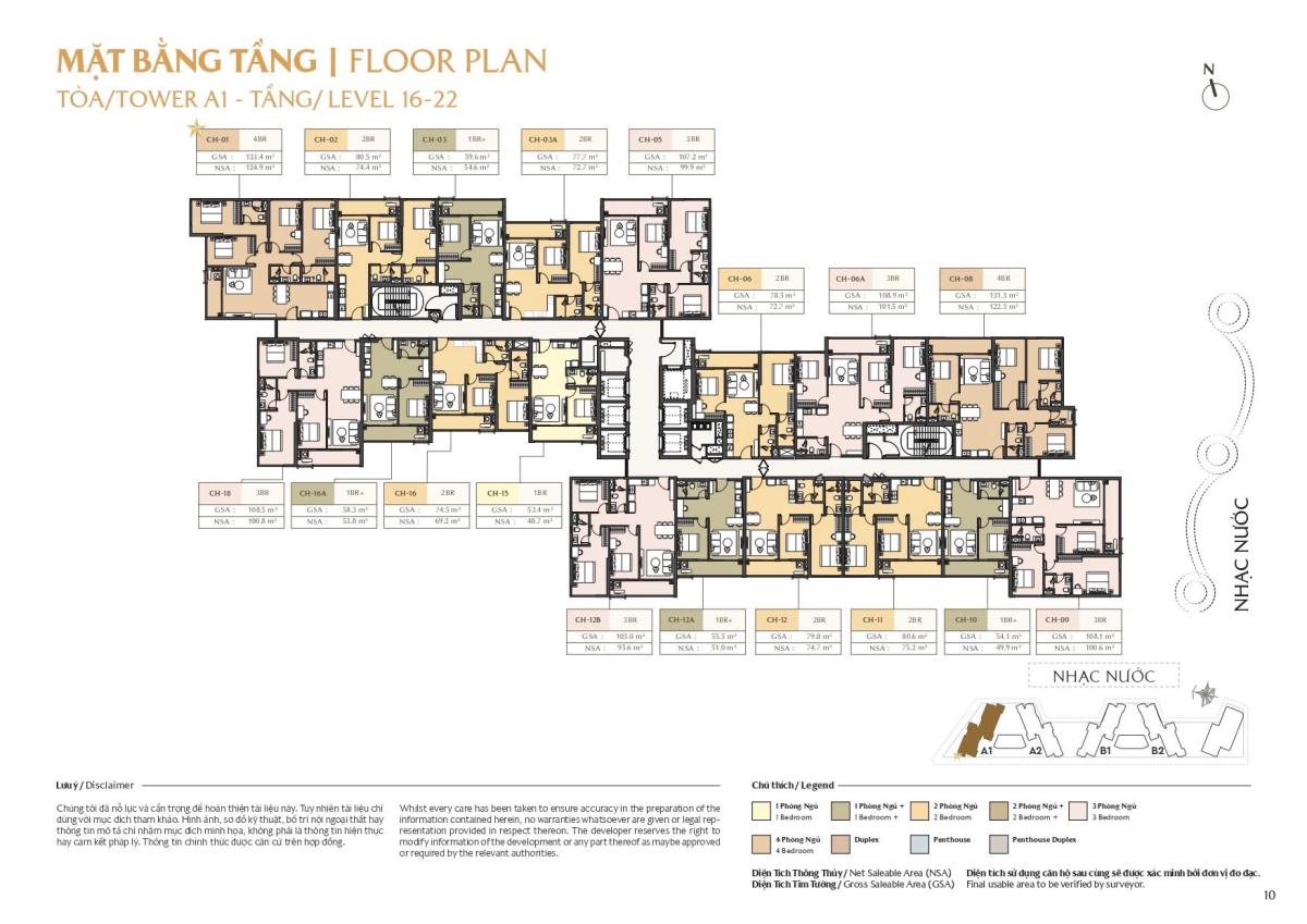 Mặt bằng Masteri Park Place