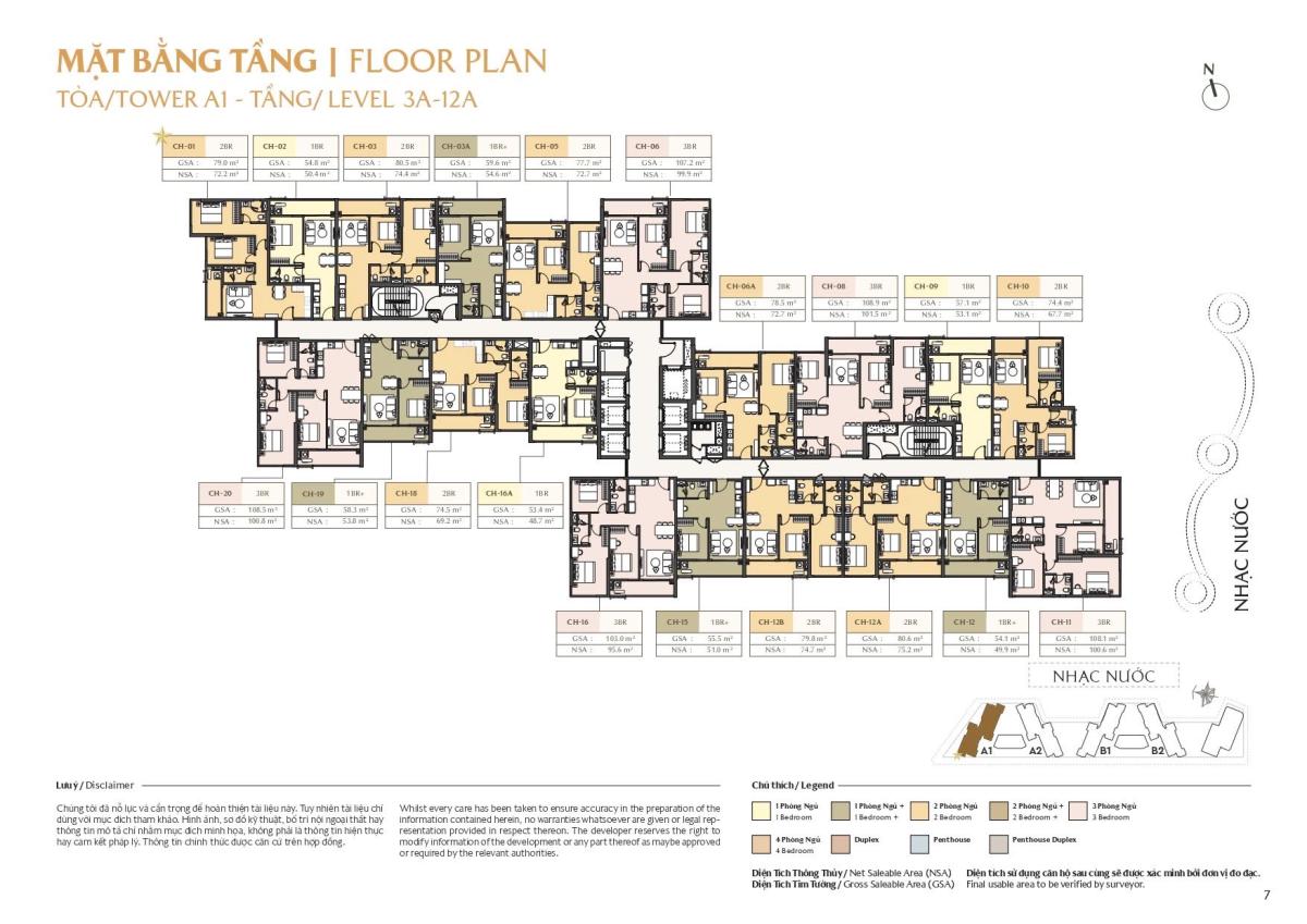 Mặt bằng Masteri Park Place